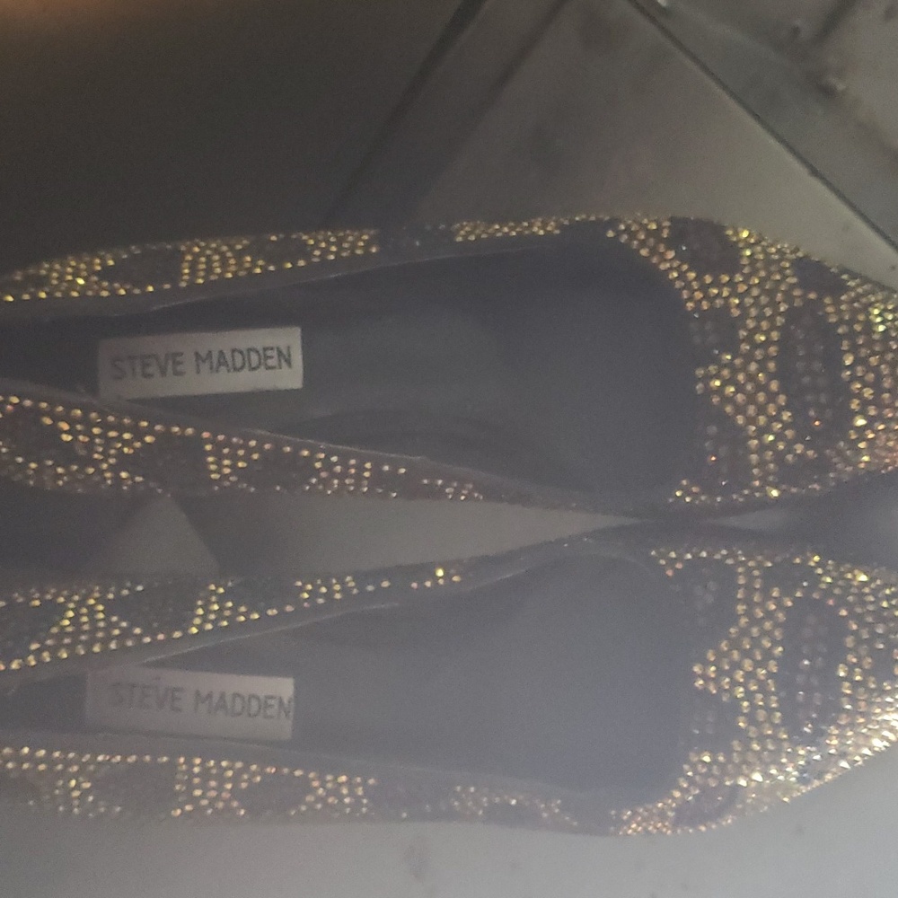 Steve madden jeweled heels size 9.